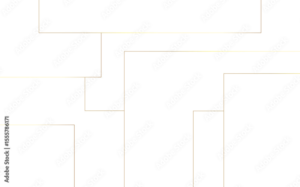 Aufkleber Abstract minimalist, background with a subtle geometric pattern of overlapping thin golden line. Modern, and elegant, appearance, ideal for tech, design, or corporate themes.
