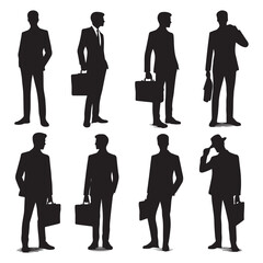 A business man standing pose