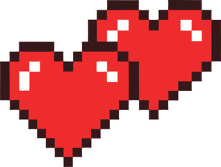 pixel heart pixel art