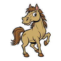 vector illustration of a horse