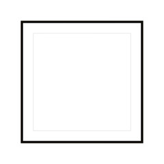 Interior frame. Classic frame. Focuses on the object inside. Photo frame. Design element. Empty frame for your design.