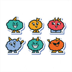 Cartoon Character – Flat Vector Set of Fun and Friendly Characters

