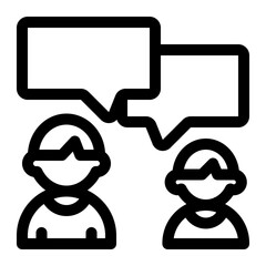 People Talking, Simple Conversation