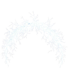 snow flakes on white background