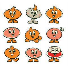 Cartoon Character – Flat Vector Set of Fun and Friendly Characters

