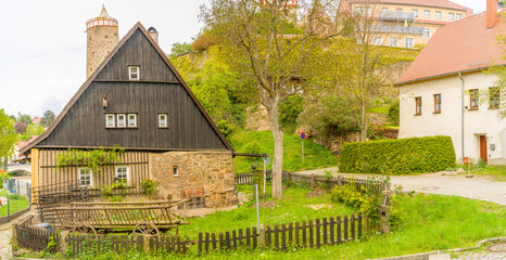 Stadtansichten der historischen Stadt Bauzen in Deutschland