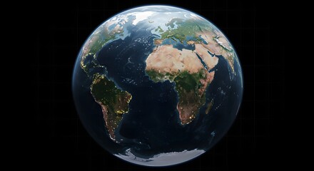 Fototapeta premium Earth From Space View
