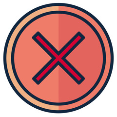 Fototapeta premium red cross button