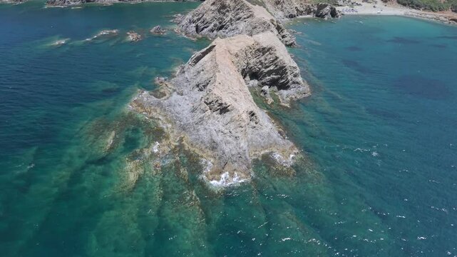 Fly with me along the North Crete part of the island with the nature rocks and the crystal clear water
