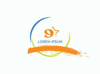 Set of modern vector badge icons displaying ranking levels from 5 to 10, featuring star symbols, dynamic swoosh elements, and clean typography. Perfect for gamification systems, educational apps, asas