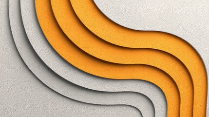 A white and orange stripe is accompanied by a white and orange striped background