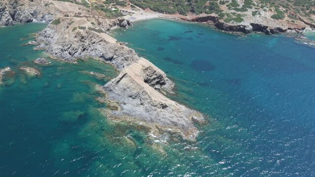 Fly with me along the North Crete part of the island with the nature rocks and the crystal clear water