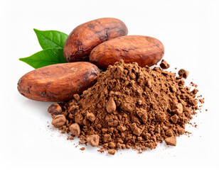 cocoa beans powder