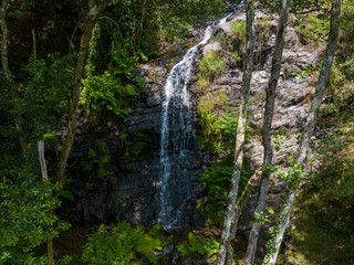Naklejka premium Fervenza da Ferrea en Galicia