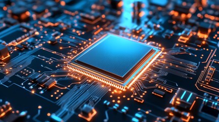 Engineers are designing the blueprint for the next-generation microchip using advanced CAD software.