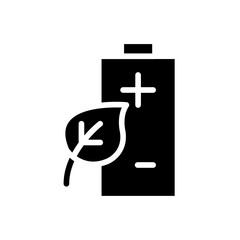 Eco battery icon