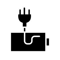 Charging battery mode icon