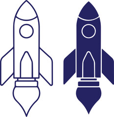 minimal rocket logo,modern ,spaceship icon,rocket launch stylized rocket design,futuristic rocket illustration,minimalist rocket graphic