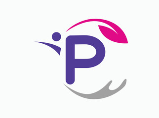 Health logo vector with a sleek, soothing design. Highlights your commitment to patient care and well-being. Perfect for medical practices, health organizations, p