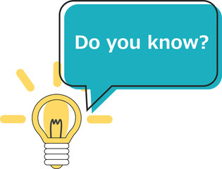 アイデアが閃くイラスト