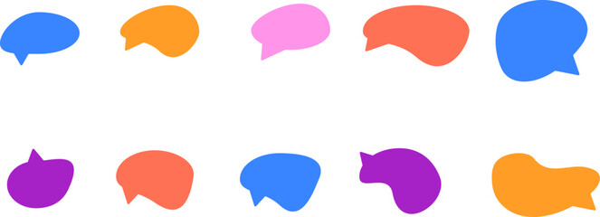 speech bubbles icon. communication symbols. Speak bubble text. message bubbles show chat bubble. chat or talk bubbles balloon
