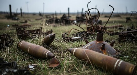 Obraz premium A dark, damp, and gritty underground tunnel with multiple passages, illuminated by artificial light.