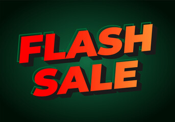 Bold Flash Sale Announcement Design