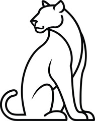 panther outline icon