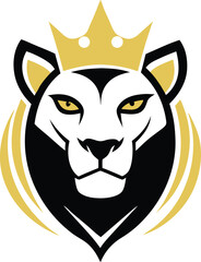 lion head vector logo icon