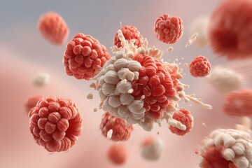  Rasberries explosion banner