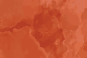 Hand Painted Red Watercolor Background