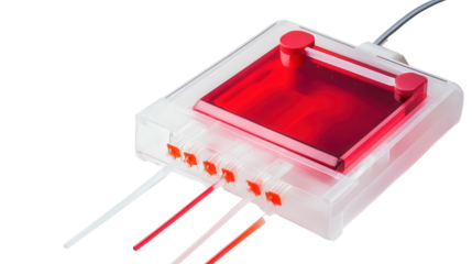 Smart electrophoresis apparatus, Transparent background, PNG file