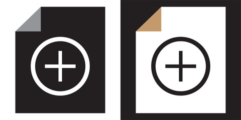 Document icon. Files related icons: , . Vector illustration .EPS 10/AI.