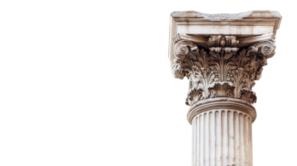 Roman forum column Transparent background, PNG file