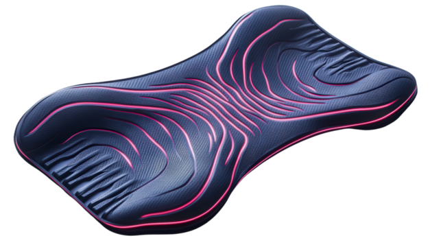 Smart muscle stimulation pad, Transparent background, PNG file