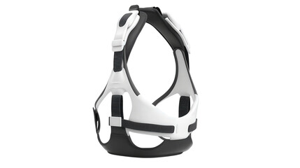 Smart posture corrector device, Transparent background, PNG file