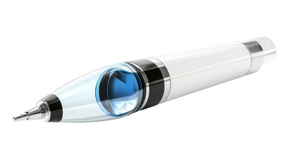 Smart refractometer for liquids, Transparent background, PNG file