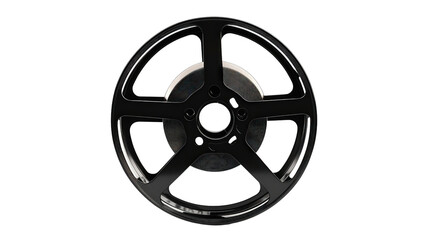 Smart tape reel with auto retract, Transparent background, PNG file