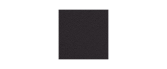 Fototapeta premium Square geometric four-sided line icon, cut out of black paper into a box on a transparent background.