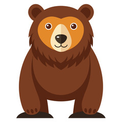 Fototapeta premium bear vector image on white background