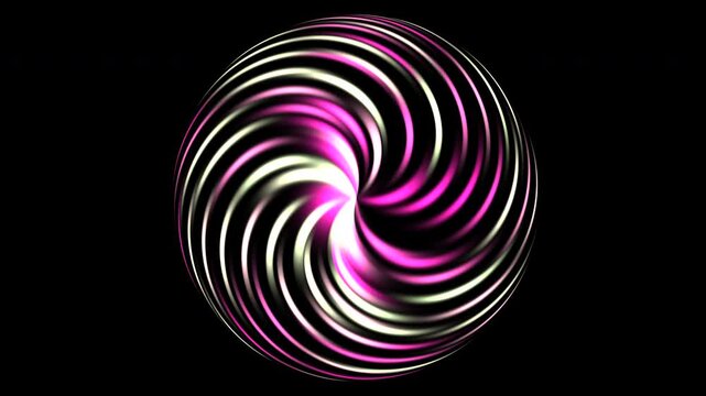 Colourful.animated mutating hypnotic circular whorl like pattern