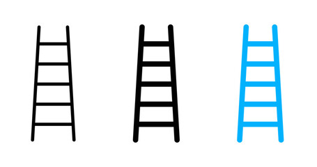 Ladder icon representing ambition, career advancement, access to opportunity, and structured growth in professional or educational contexts.