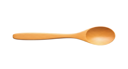Wooden spoon isolated
