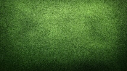 Green football soccer field grass texture background wallpaper with copy space.