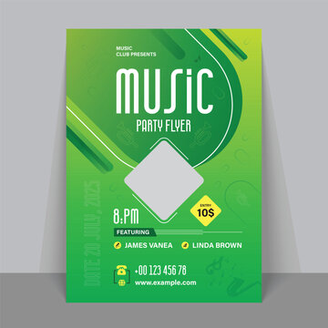 Music Party Flyer Design