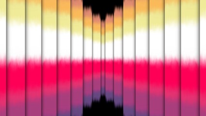 This image features a symmetrical pattern of vertical bars with gradient colors from yellow to white at the top, to red and purple at the bottom. Perfect for vibrant and dynamic design