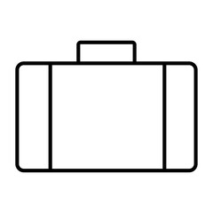 バッグのアイコンイラスト（線画）002