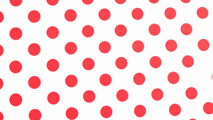 red polka dots