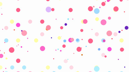 Pastel polka dot seamless pattern
