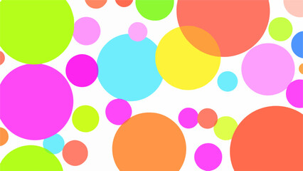 Pastel polka dot seamless pattern
